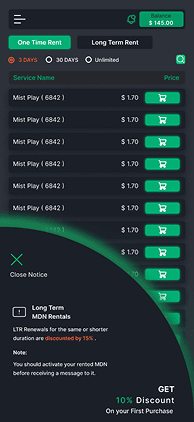 rent numbers desktop